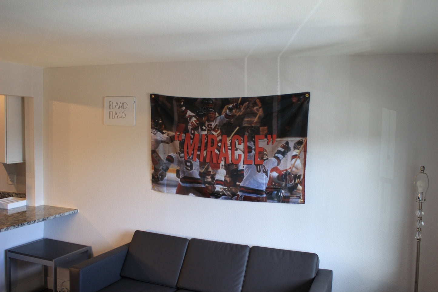 Miracle on Ice USA Hockey Flag