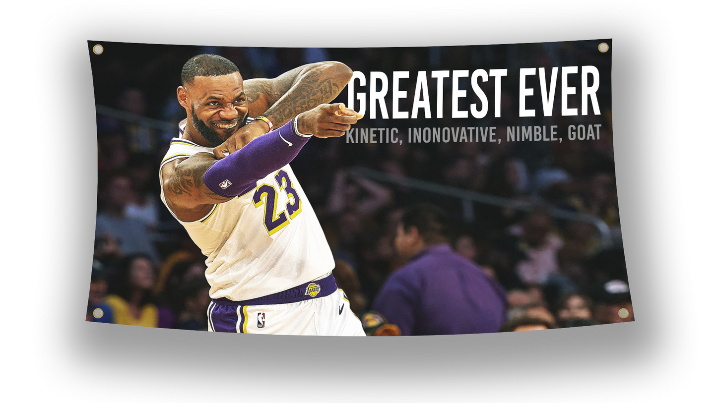 Lebron James Flag