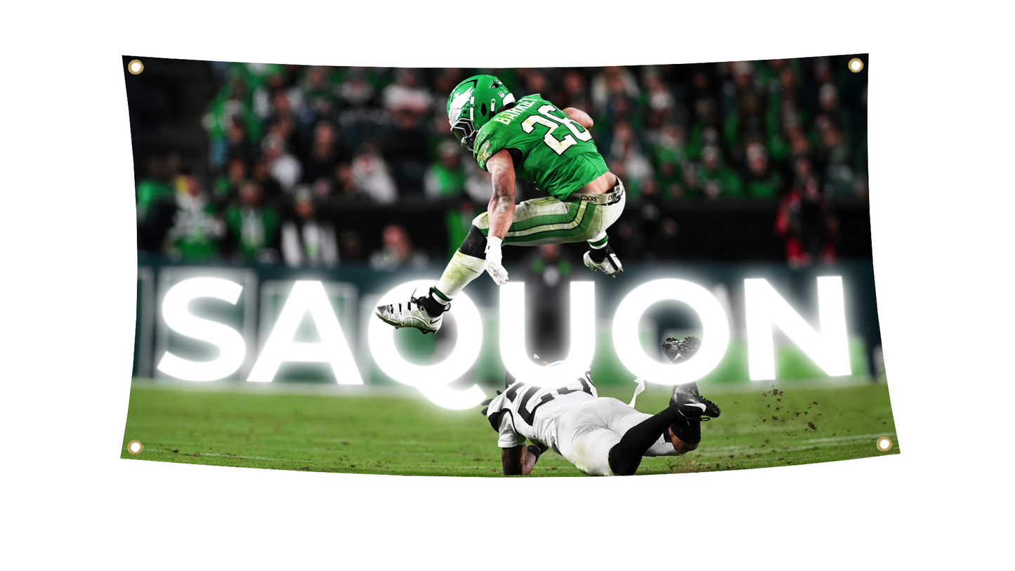 Saquon Barkley Hurdle Flag