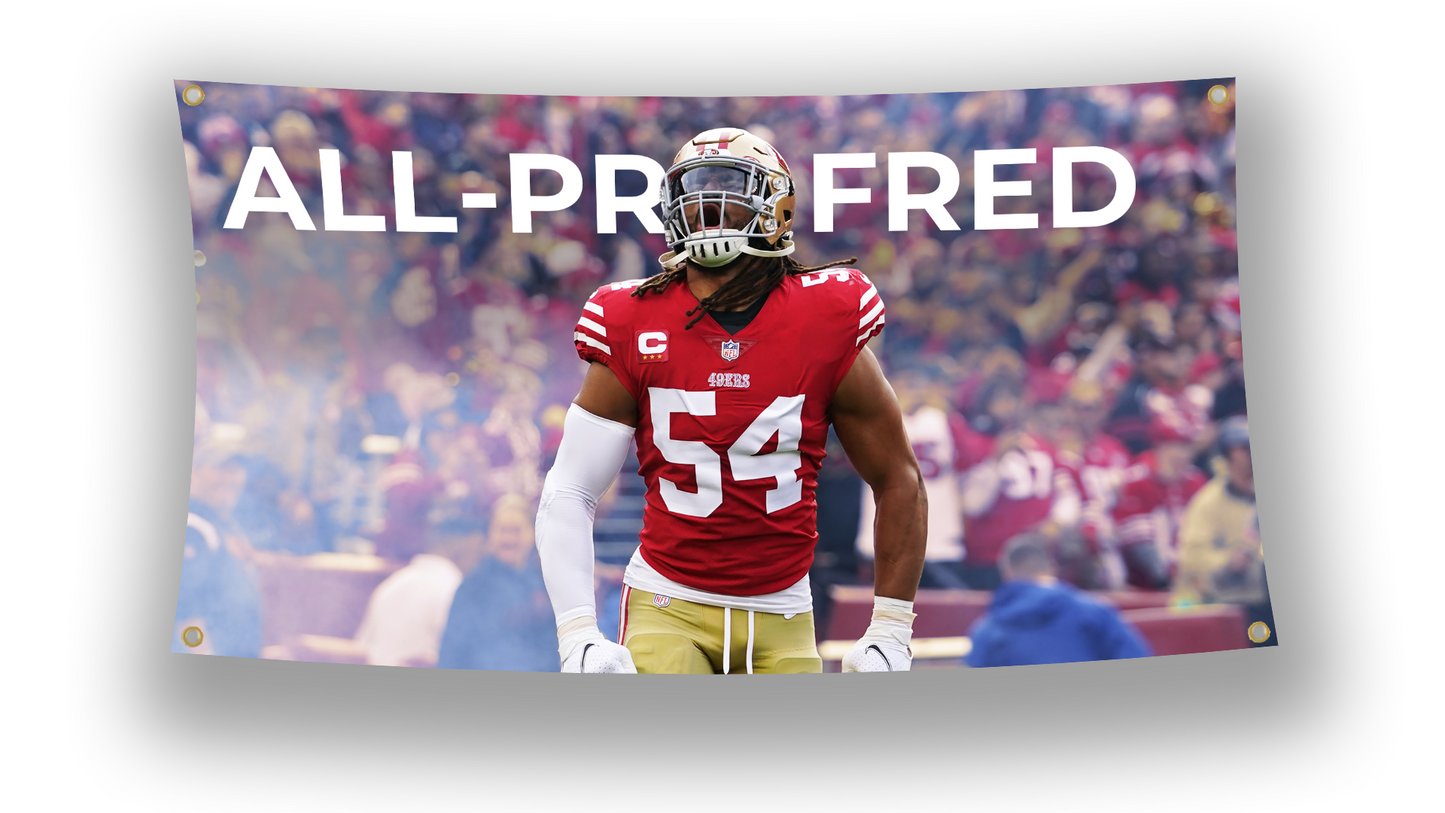 Fred Warner "ALL-PRO FRED" Flag