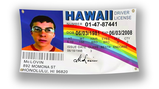 McLovin ID Flag