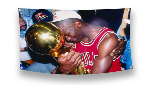 Michael Jordan Trophy Flag