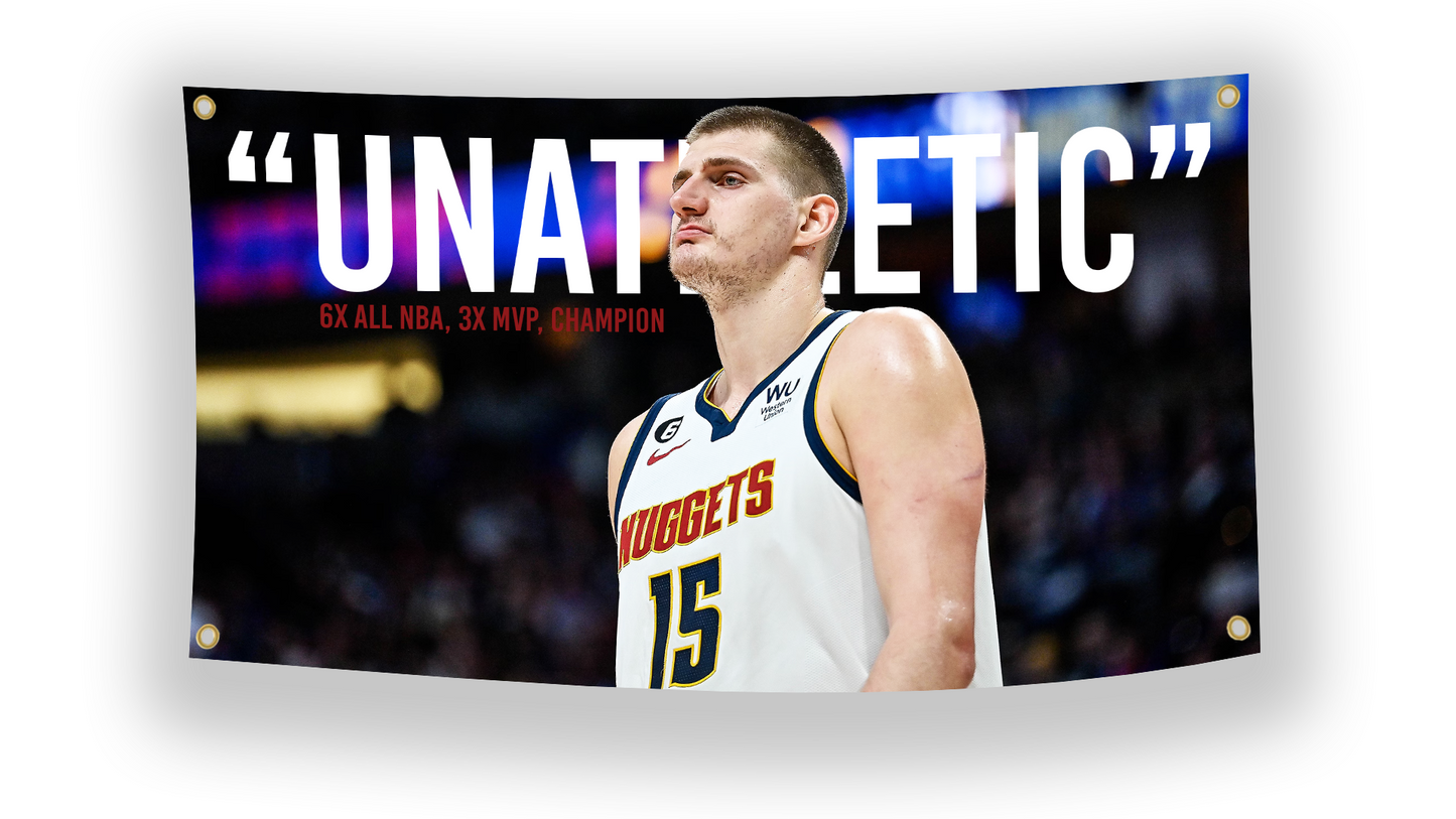 Nikola Jokić "Unathletic" Flag