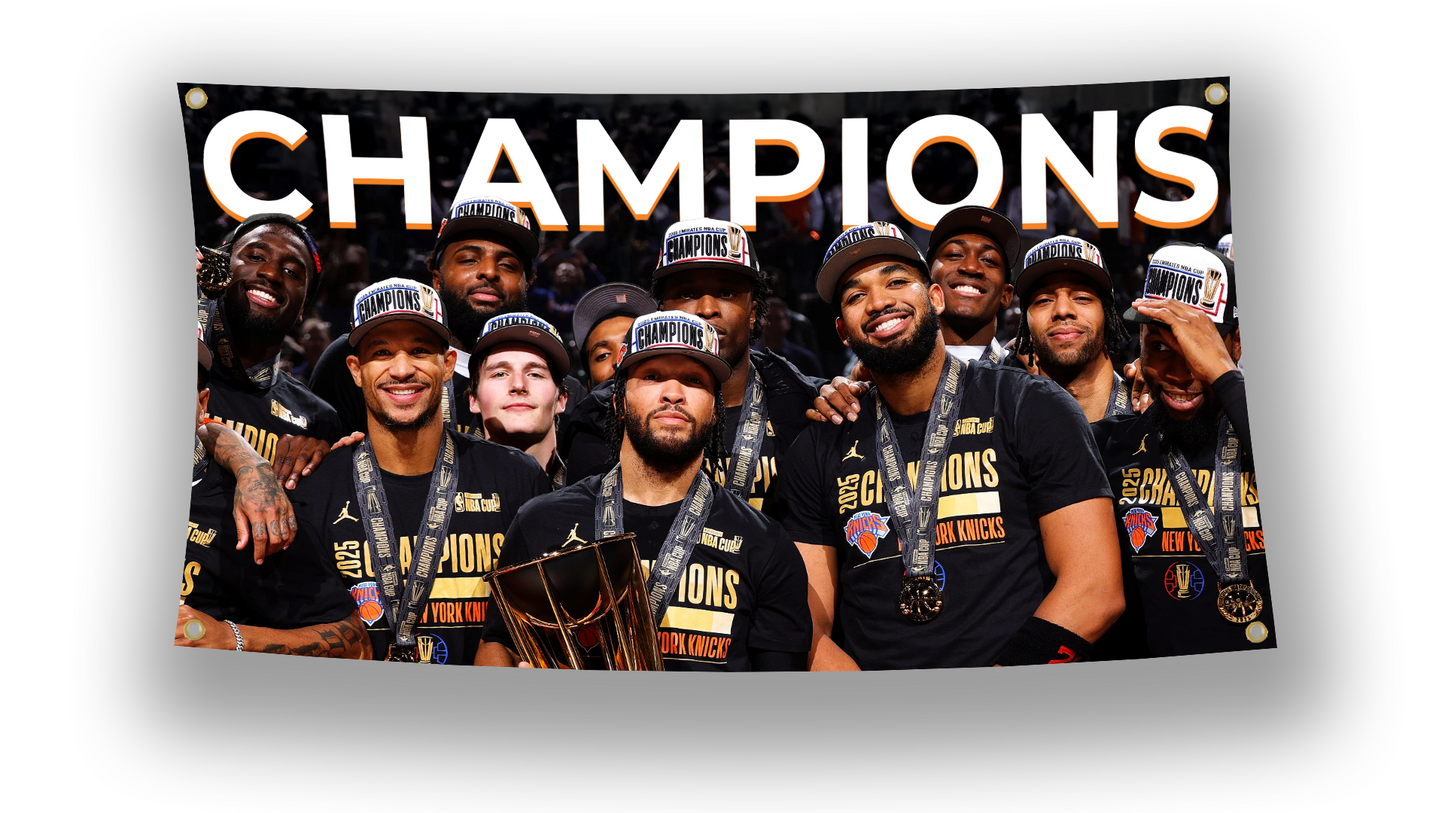 New York Knicks "CHAMPIONS" Flag