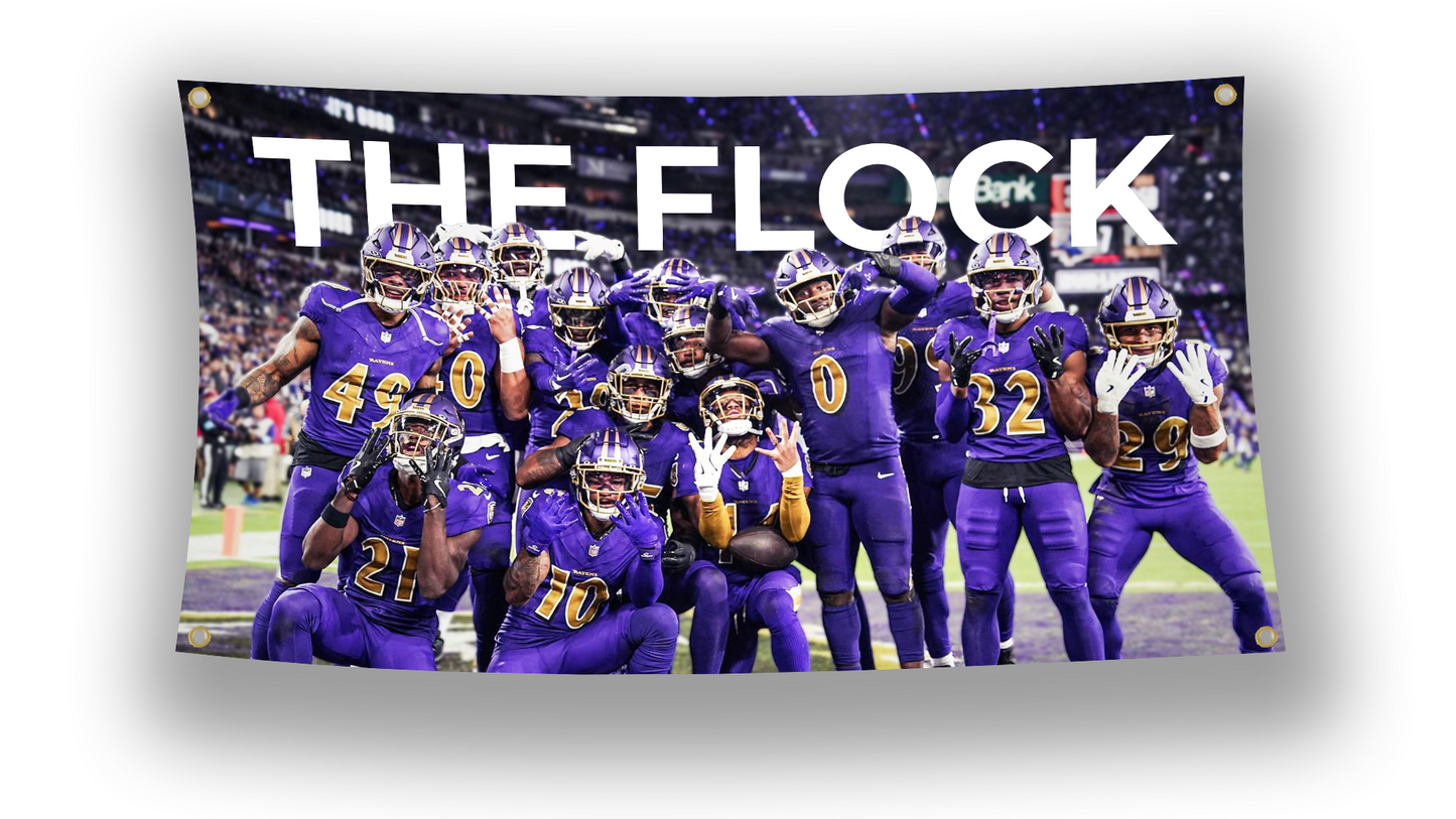 Ravens "The Flock" Flag